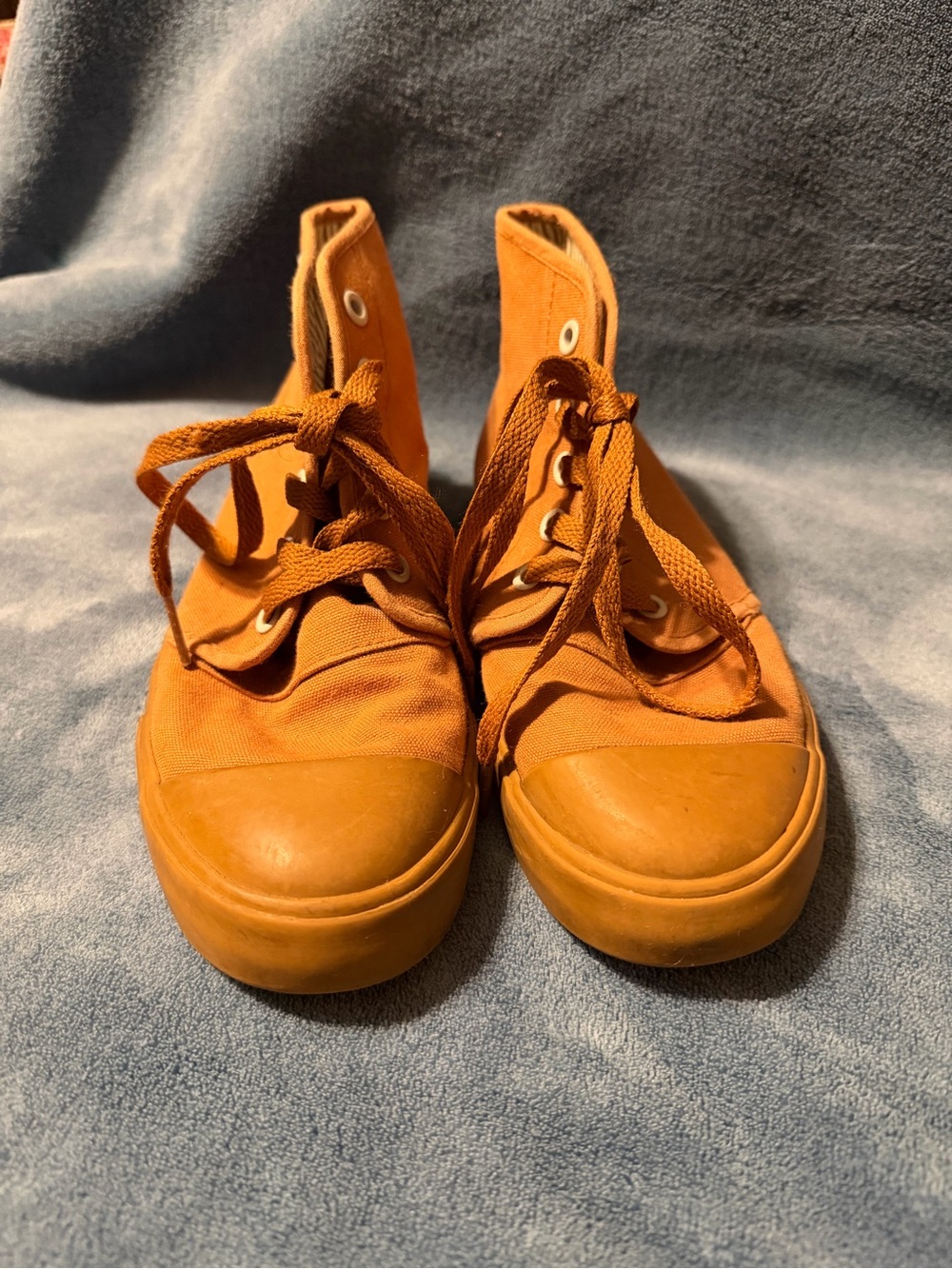 Bangs High-Top Canvas Sneakers